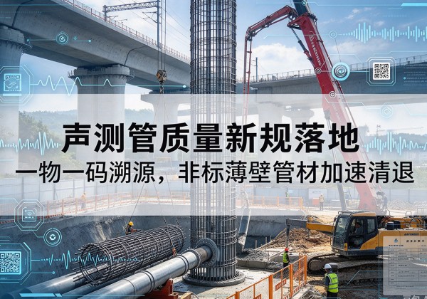 榆中声测管质量新规落地，一物一码溯源，非标薄壁管材加速清退